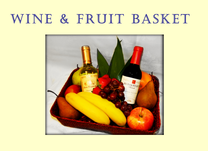 Wine & Fruit Basket at Portofino Bay Resort
